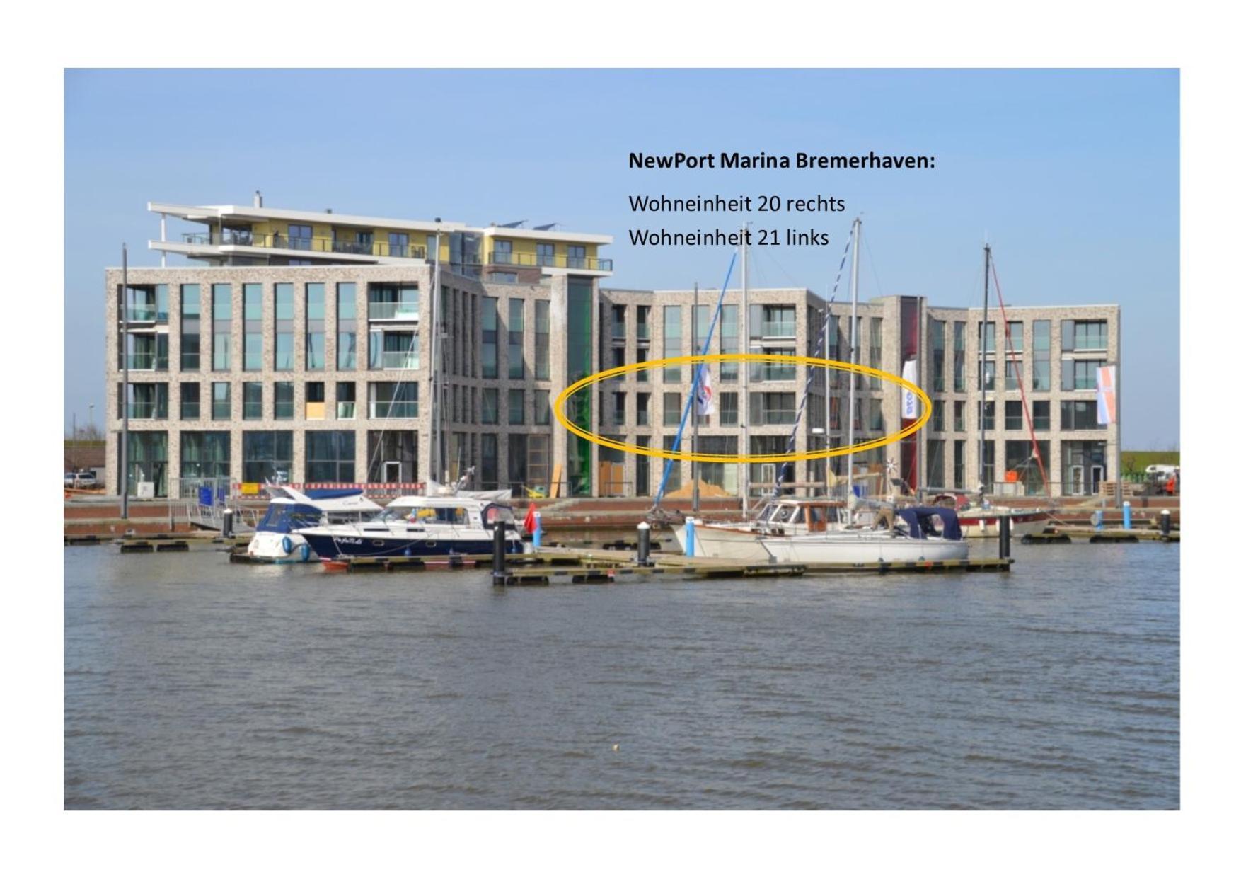 Ferienwohnung Neuer Hafen Marina Bremerhaven Exterior foto